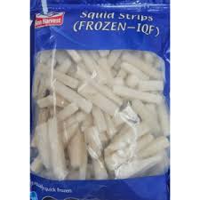 SQUID CALAMARI STRIPS CRUMBED 1KG