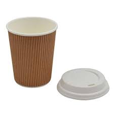RIPPLE CUP & LID 350ML (100) 