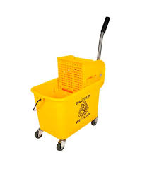 PLASTIC BUCKET AND WRINGER YELLOW (PBW0001)