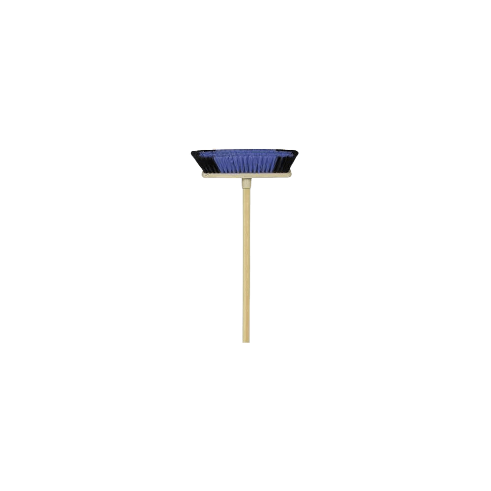 BROOM INDOOR FIBRE WOODEN BLUE (AF3366)