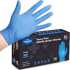 GLOVES TPE BLUE (100 S) LARGE 