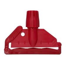 MOP HOLDER PVC/WOOD HANDLE ONLY RED 1550MM (MHW0500)