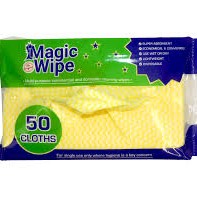 ECOLITE WIPES SPUNLACE 40GSM YELLOW (CPTLITE)