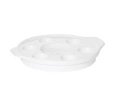 PRIMA WHITE OVAL EARED DISH 20CM (DA-238)(12)