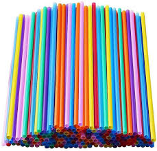 STRAWS L/ISLAND BLUE (300S) 