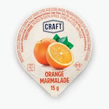 JAM PORTIONS ORANGE MARMALADE CRAFT (80X15G) (JAM042)