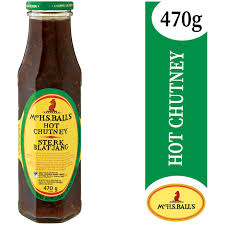 CHUTNEY MRS BALLS HOT 470G 