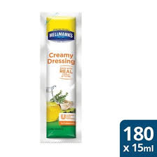 HELLMANNS CREAMY SALAD DRESSING SACHETS (180X15ML)