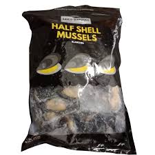 MUSSEL WHOLE SHELL 908G 