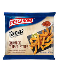 SQUID CALAMARI STRIPS CRUMBED 800G