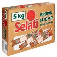 SUGAR STICKS BROWN SELATI 1000X5G 5KG