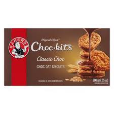 BISCUITS CHOCKITS WHITE CHOC 200G BAKERS