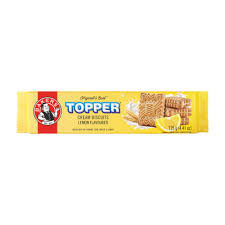 BISCUITS TOPPERS LEMON 125G BAKERS
