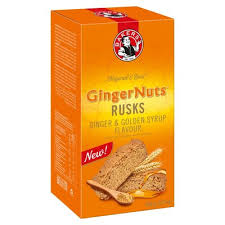 RUSKS GINGER NUTS 450G BAKERS 