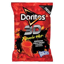 CHIPS DORITOS FLAMING HOT MARSALA (48X45G) (677)