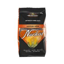 NACHOS PLAIN ROUND 250G 