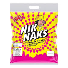 CHIPS NIKNAKS CHUTNEY 50X20G (48298)