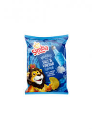 CHIPS SIMBA SALT & VINEGAR 48X36G BOX