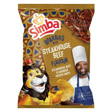 CHIPS SIMBA STEAKHOUSE BEEF 48X36G (154211)