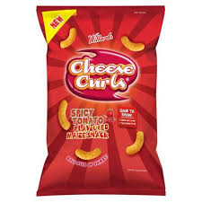 CHIPS WILLARDS SPICY TOMATO CURLS 90G (7559)