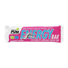 PVM ENERGY BAR CHOC STRAWBERRY (20X45GR)