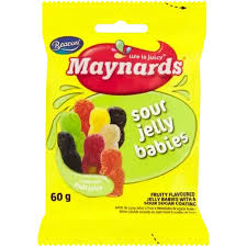 MAYNARDS SOUR JELLY BABIES 24X60G (012866)