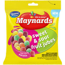 MAYNARDS FRUIT JUBES SWEET & SOUR 60GX24 (012877)