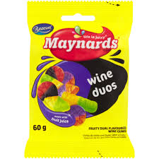 MAYNARDS WINE GUMS DUOS 24X60G (012878)