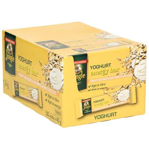 JUNGLE ENERGY BAR YOGHURT (30X40G)