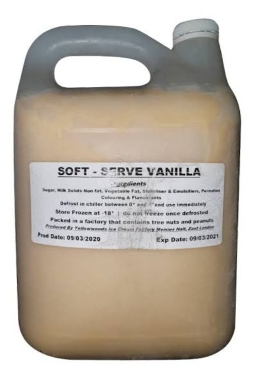 ICE CREAM SNOWSERV DELUXE VANILLA 5LT BUCKET