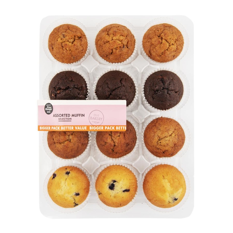 MUFFIN READY MADE ASSORTED (60X110G)(MS-CSM)(PITS)
