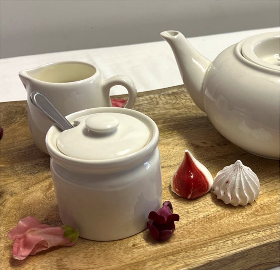 NOVA STYLE SUGAR BOWL & LID 8CM (NS21172) (6/48)