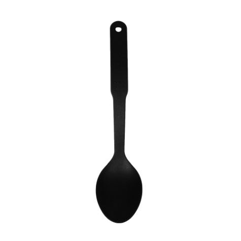 BASTING SPOON SOLID BLACK NYLON NOVA CHEF (CP44041)