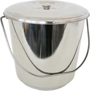 BUCKET & LID S/STEEL 13.5 LITR (4.BUC15)