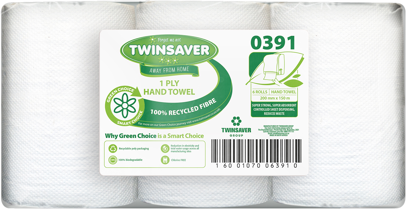 REEL TOWEL (6 X 150M) 1 PLY 391