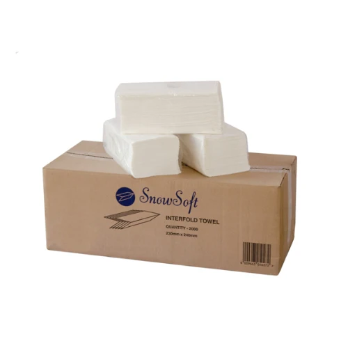 FOLDED HAND TOWEL NOVA / 1 PLY SNOWSOFT (2000 S) BOX