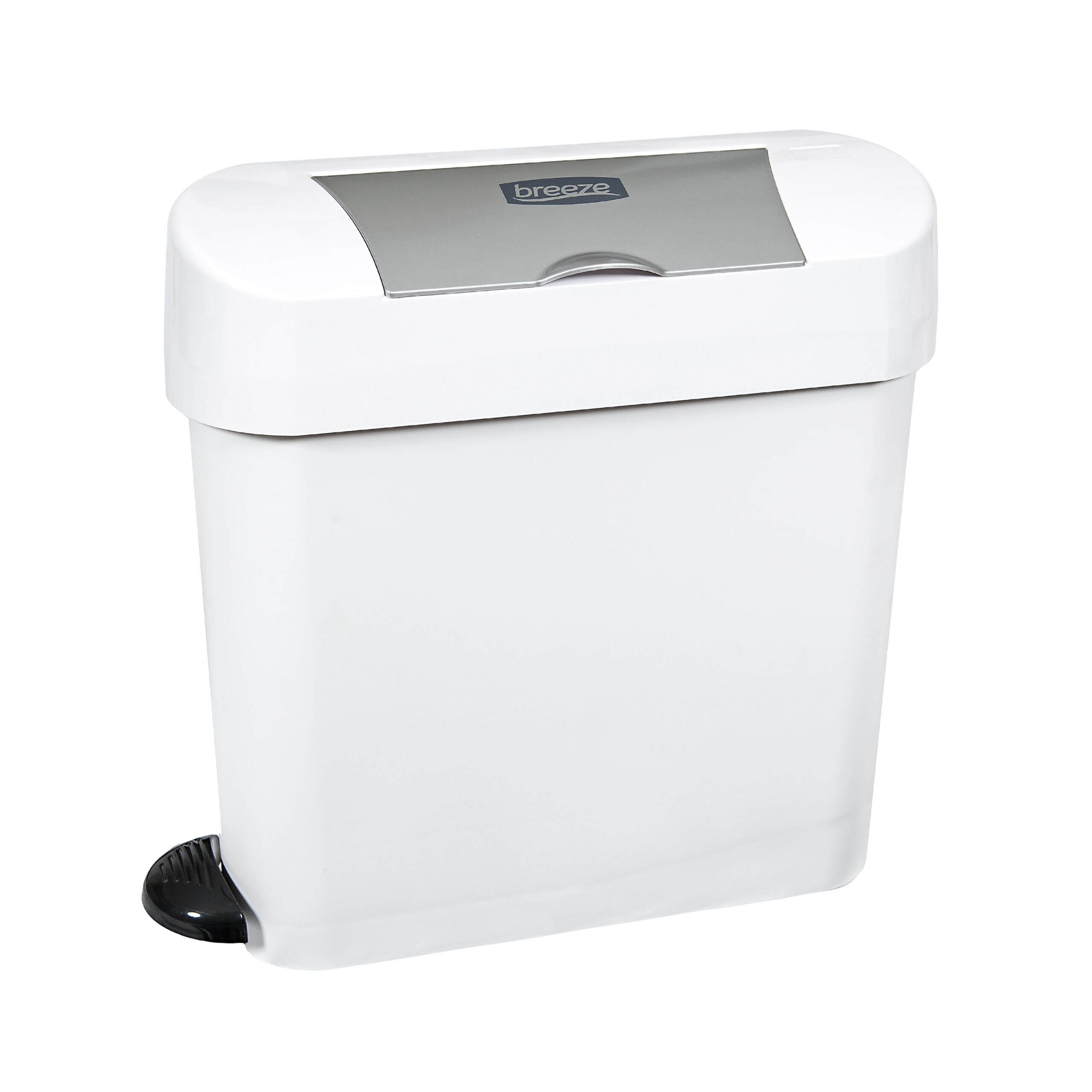 BREEZE SANI BIN 22LT PEDAL BIN GRAPHITE GREY (WABI-1065)