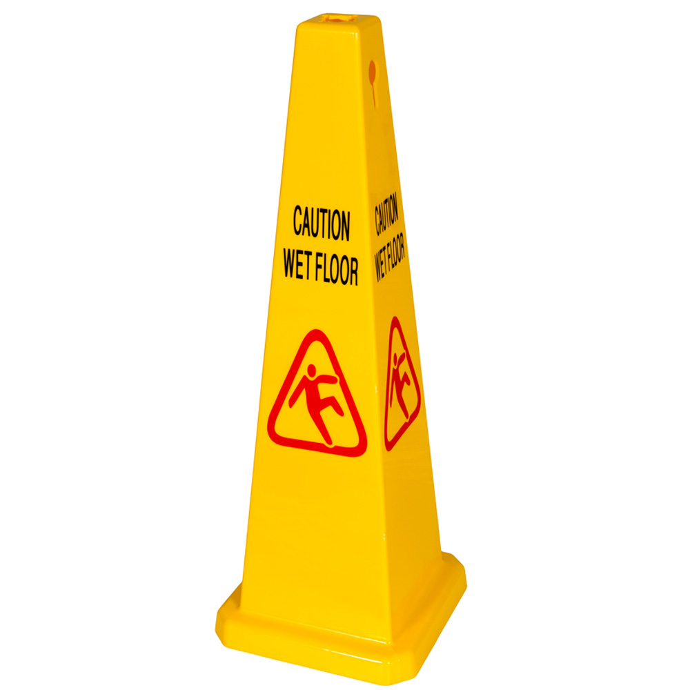WET FLOOR SIGN CONE 91CM (JAE Q-1053)(JEQWFS-91-200)