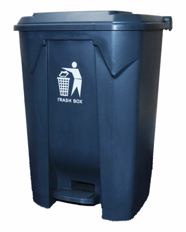 PEDAL BIN PLASTIC GREY GLOBAL 85 LITRE (IBP9068)