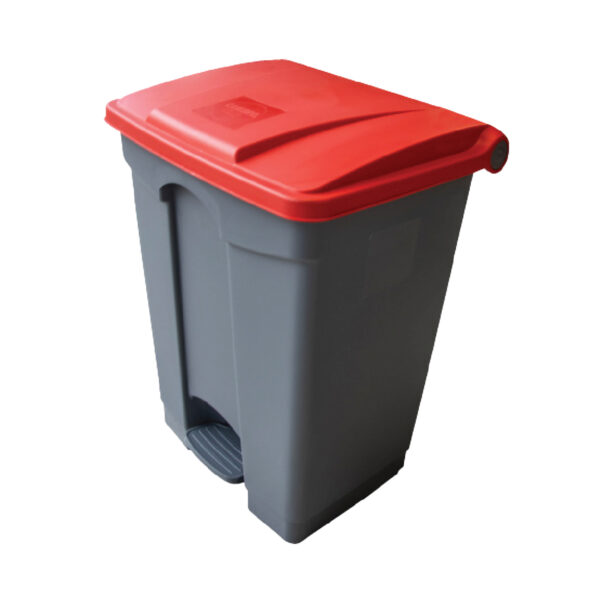PEDAL BIN PLASTIC 68LT RED (IBP9168)