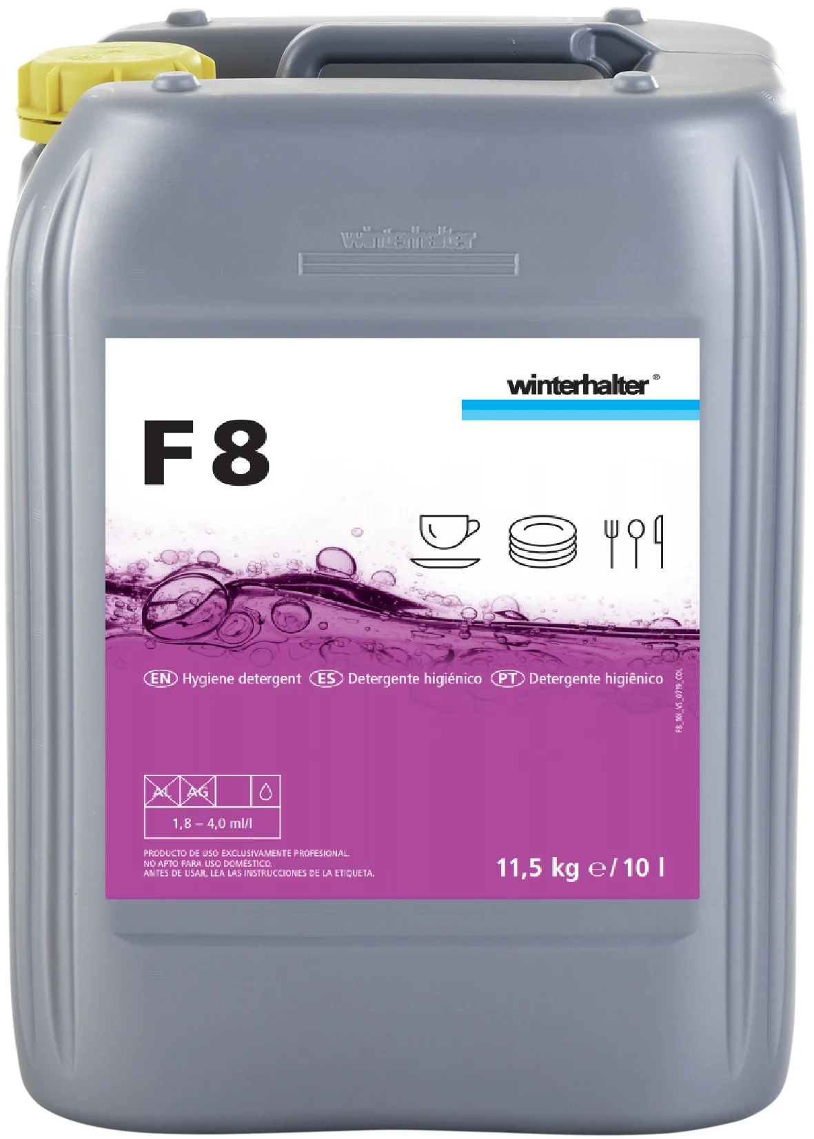 WINTERHALTER DISHWASHER DETERGENT F8 10LT