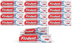 TOOTHPASTE FLODENT ACTIVE GEL 12X100G (488874)