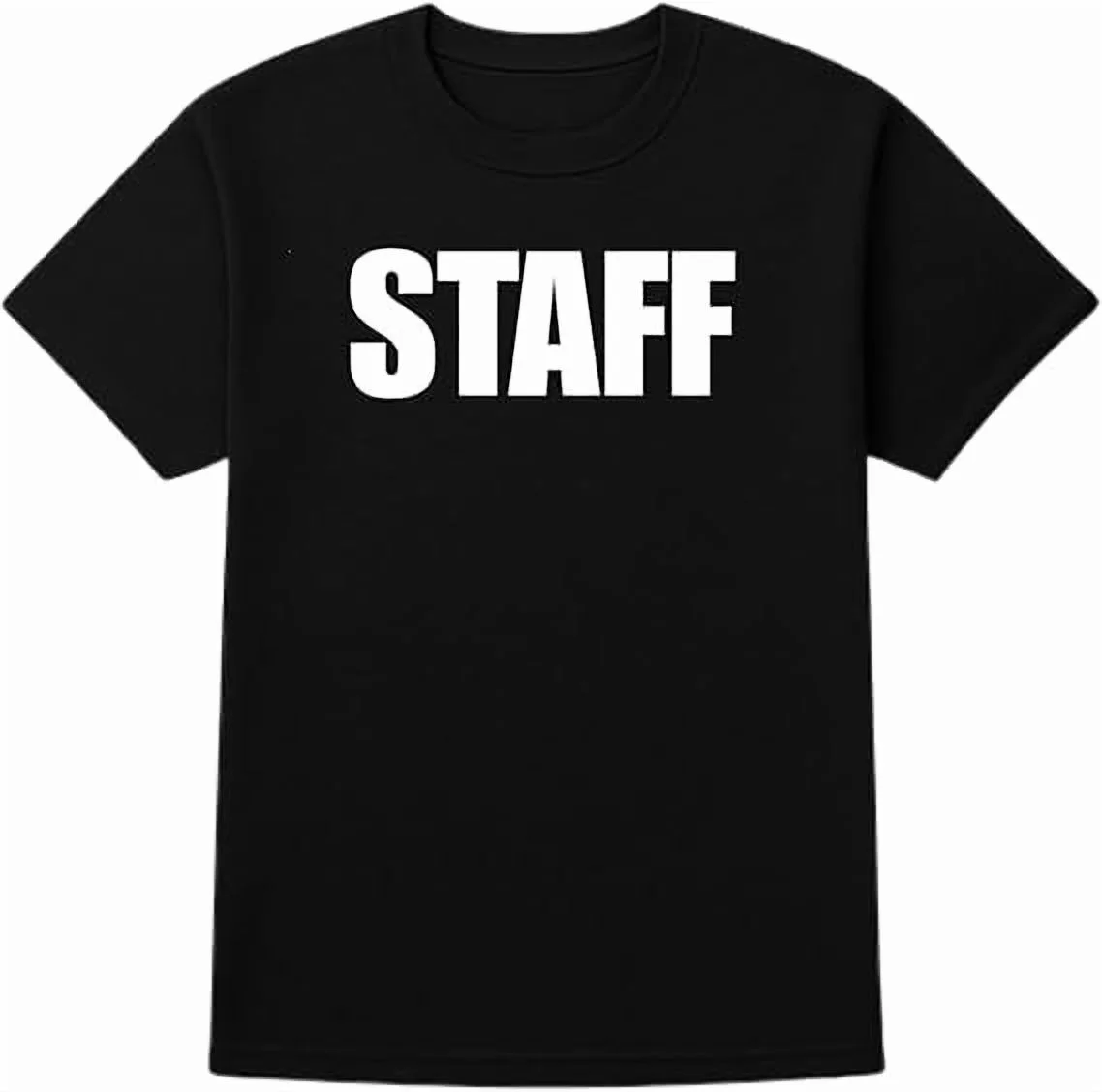 STAFF T-SHIRT COTTON BLACK SMALL
