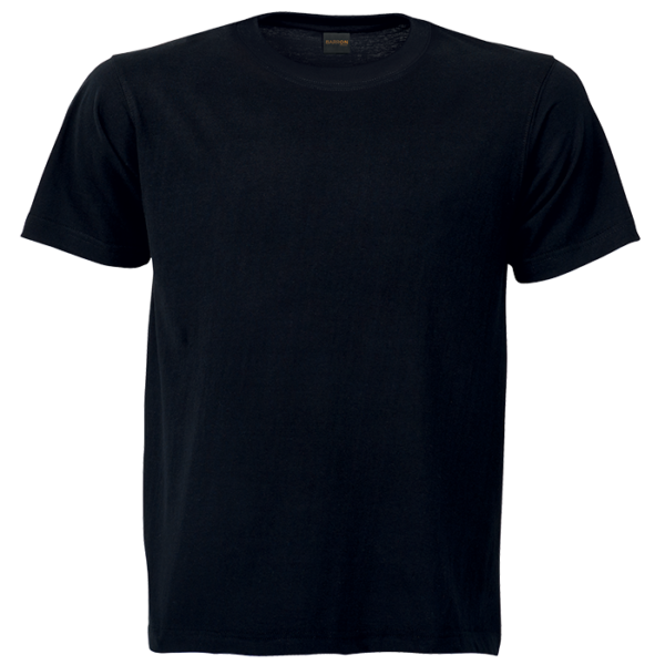 T-SHIRT CREW NECK 145G BLACK 2XLARGE (13292)(TST145B)