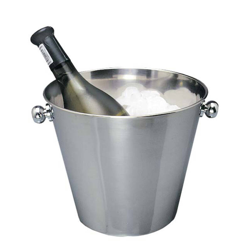 ICE BUCKET - S/STEEL WINE 4L 215 X 190MM (IBS0004)