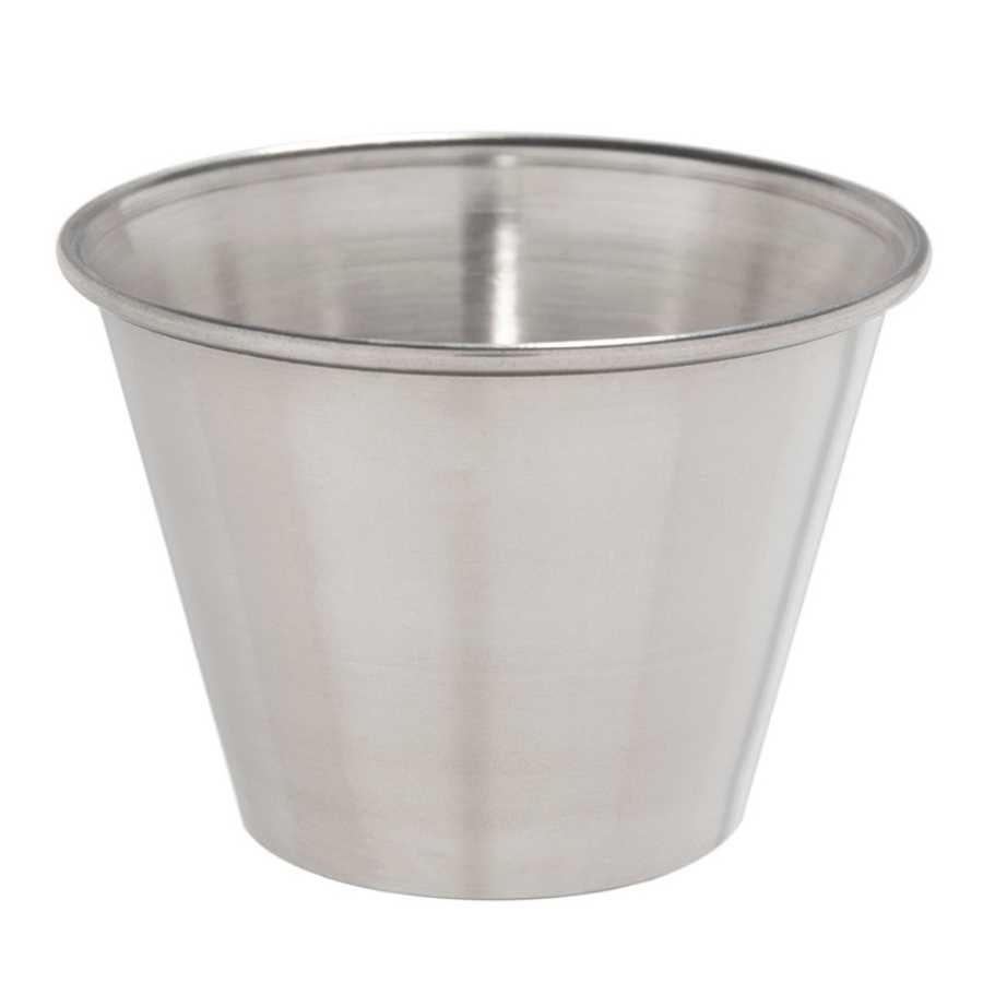 SAUCE CUP S/STEEL - 148ML 7.3 X 5.5CM (4.SCUP5)