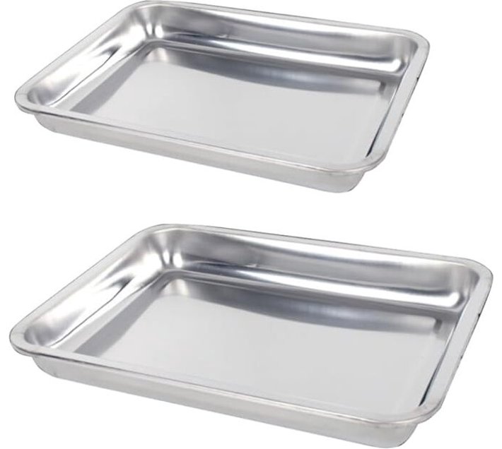 STEAK & KIDNEY DISH S/STEEL 500X365X65MM (SKS0005)(1.SK5)