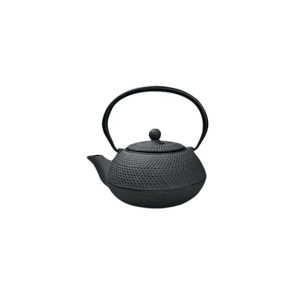 CAST IRON TEA POT BLACK 600ML CHINESE REGENT (21750)
