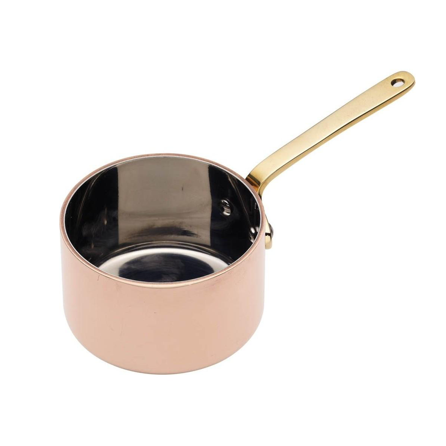 MINI COPPER CASSEROLE POT &LID 75MM (MCC0120)