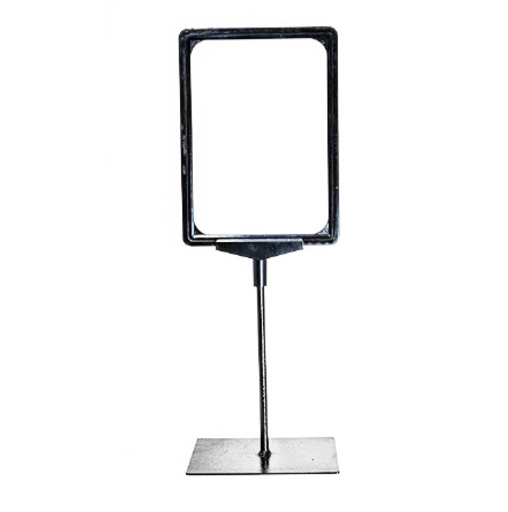 LOLIPOP STAND PORTRAIT POWDER COATED BLACK (LPOBSSA340P)